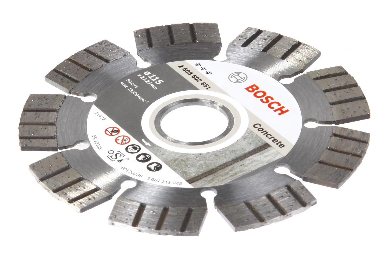 Круг алмазный BEST FOR CONCRETE (2608602655) Ф230х22мм по бетону