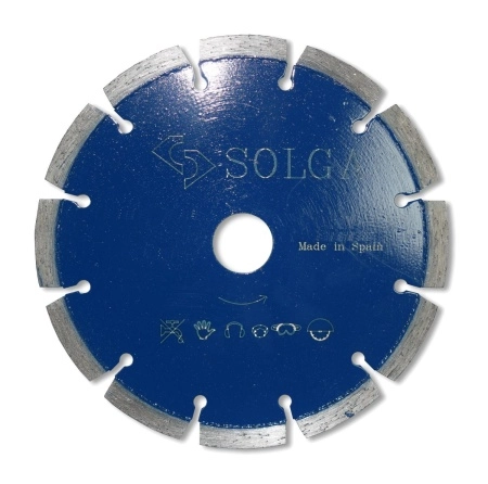 Диск алмазный Solga Diamant PROFESSIONAL сегментный (железобетон) 150мм/22,23