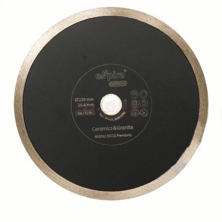 Диск алмазный ESPIRA SCCG OPTIMA 230х25,4/22,23 мм (Керамика)