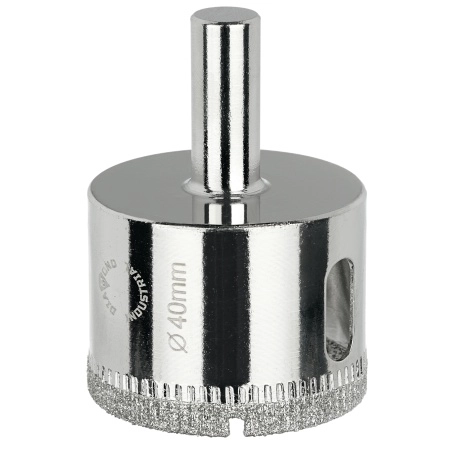 Алмазная коронка по керамике, плитке и стеклу 40 мм Diamond Industrial