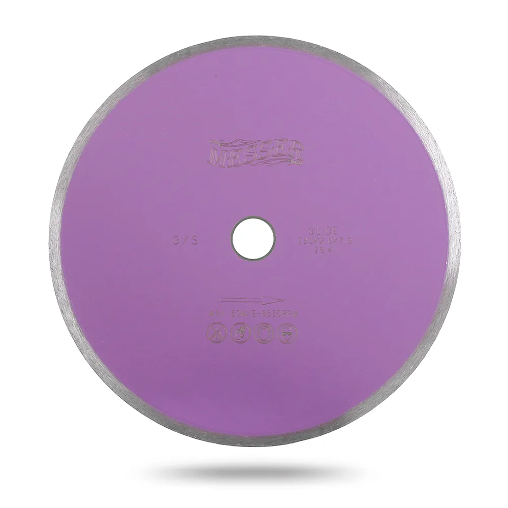 Диск сплошная кромка для резки гранита G/S, сухой, 180D-1.6T-7.5W-22.2