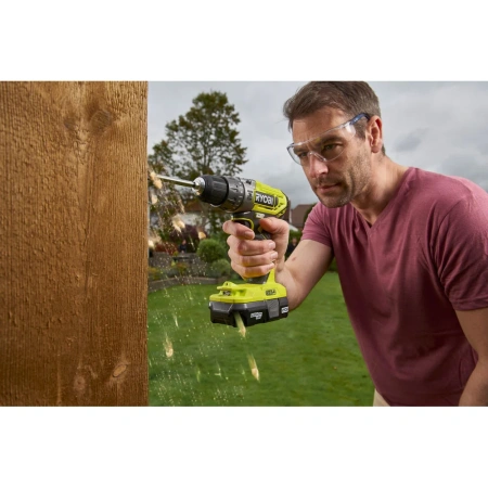 фото ударная дрель-шуруповерт ryobi r18pd2-220s one+