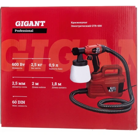 фото электрический краскопульт gigant gtr-600 professional